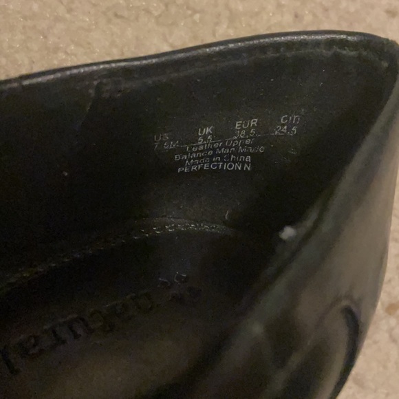 Naturalizer black pumps with bow size 7.5 M - Picture 7 of 8